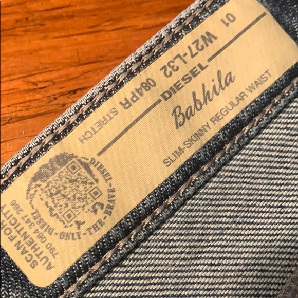 DIESEL Babhila Slim-Skinny 27/32 Jeans (L-59) - Picture 8 of 8